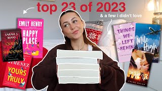 23 books i loved in 2023...and a few i didn't 💌📚✨ | bookmas day 8