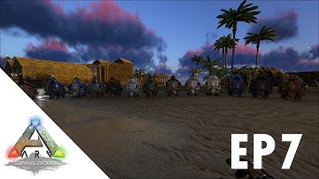 ARK: Survival Evolved S1Ep7 Painting With Dinos!!