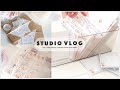 art studio vlog 007: making new notepads, packing more orders