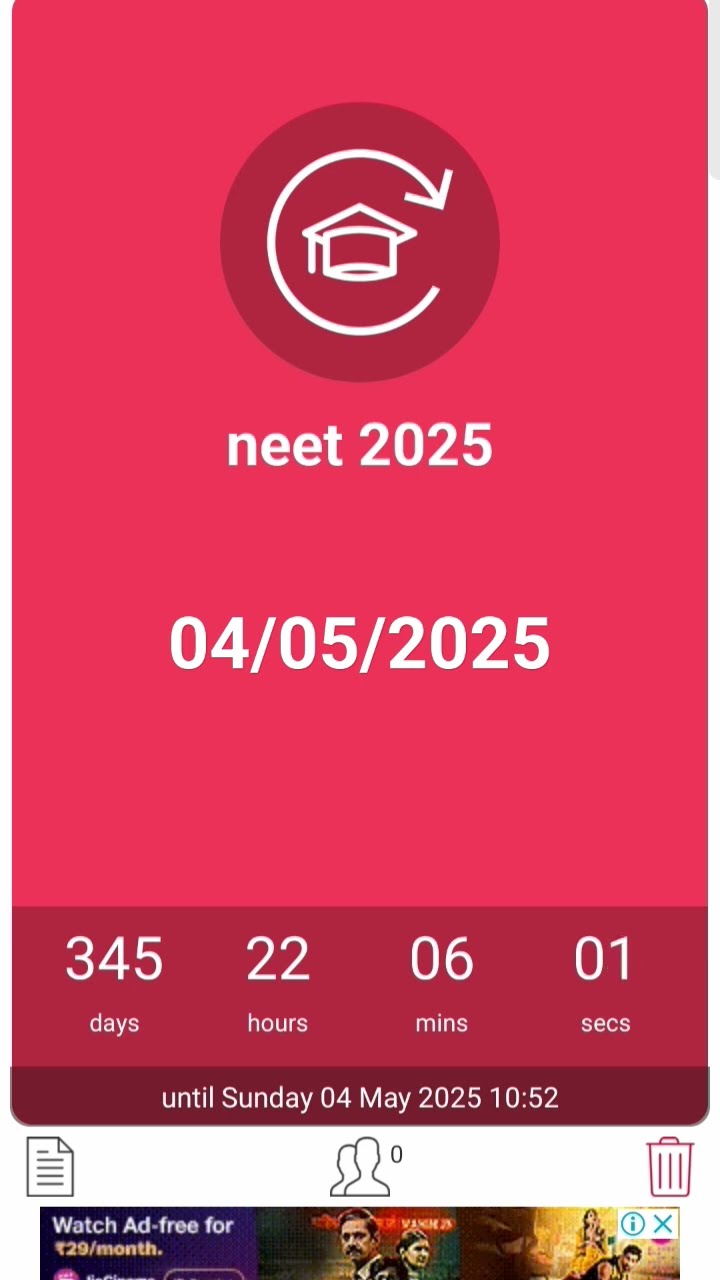 345 days left for neet 2025 YouTube