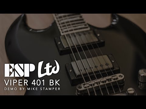 ESP LTD Viper-401 BK (with EMG JH HET SET) DEMO by Mike Stamper