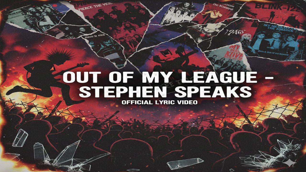OUT OF MY LEAGUE BY STEPHEN SPEAKS (Post-Hardcore / Emo Punk Rock Cover)