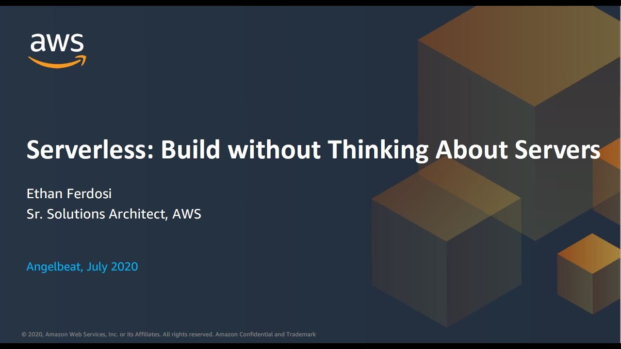 Serverless Computing: Build and Run applications without thinking about servers