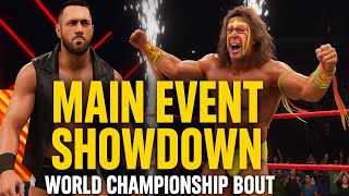 Epic Showdown – LA Knight vs Ultimate Warrior | UFC World Championship screenshot 1