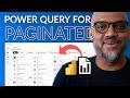 At last power query within power bi report builder