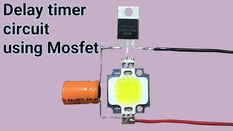 Adjustable timer circuit using relay
