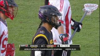 Semi final Canada-Iroquois World Lacrosse Championship 2014