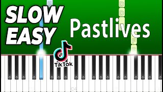 sapientdream - Pastlives - Slow Easy Piano Tutorial