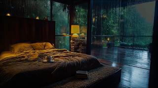 Sleep Under a Costa Rica Cabin Roof – Soft Rain for Deep Sleep (3 Hours, Black Screen) screenshot 2