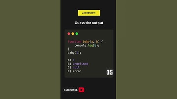 Test Your Javascript Knowledge: MCQ #83