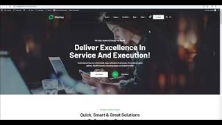 Install and import demo data of Startus WordPress Theme Update