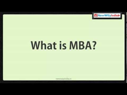 MBA 101 - What is MBA? - Best MBA Lectures for Beginners / MBA Aspirants (#001)