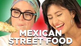 People Try Mexican Street Food