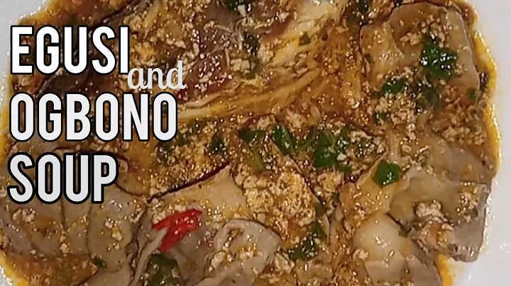 HOW TO COOK EGUSI(MELON SEEDS)AND OGBONO SOUP|Nigerian Recipe