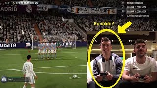 Footballers Playing FIFA 18 ft Ronaldo , Messi , Pogba , Reus , Aubameyang Footballers Playing FIFA 18 ft Ronaldo , Messi , Pogba , Reus , Aubameyang