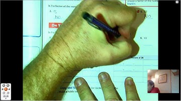 4th grade GO Math-Lesson 5.2 Factors and Divisibility pages  205-208