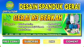 Download lagu DESAIN SPANDUK GERAI CDR