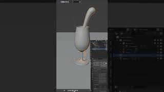 So How i fill glass of juice using Blender Fluids#tutorial  #blender3d