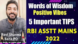 5 Golden points | Must watch to crack RBI ASSTT Mains | English part- 6:10
