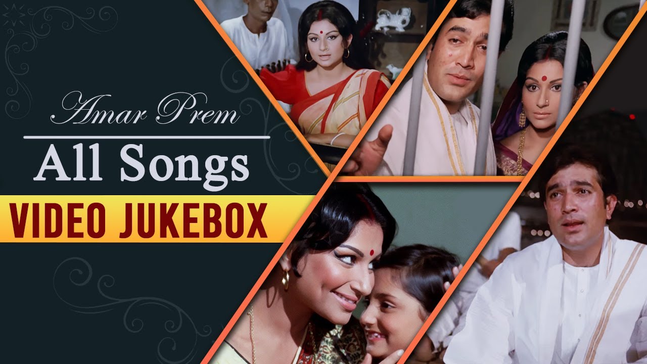 Amar Prem  All Songs Video Jukebox  Rajesh Khanna  Sharmila Tagore  Old Hindi Classic Songs
