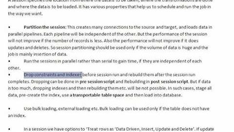 Informatica Optimization in Techniques Part-2