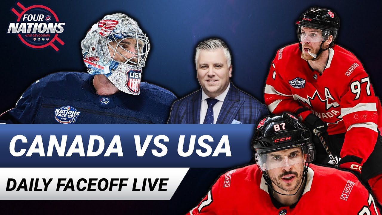 Canada & USA Battle for 4 Nations Supremacy | Daily Faceoff LIVE w ...