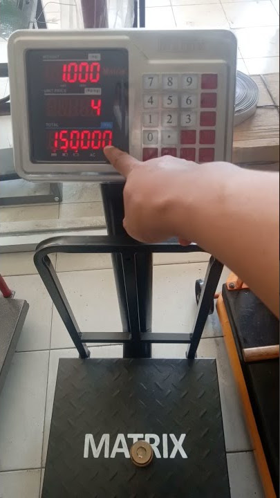 Kalibrasi Timbangan Digital Matrix 150 Kg