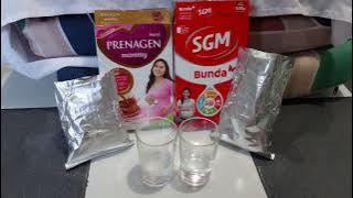 Review Susu Ibu Hamil || PRENAGEN Vs. SGM BUNDA || Lengkap & singkat