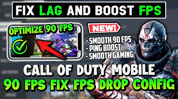SEASON 4 CALL OF DUTY MOBILE CODM CONFIG SMOOTH 90FPS codm config 60 fps fix drop