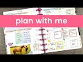 Plan with me in The Happy Planner DASHBOARD layout