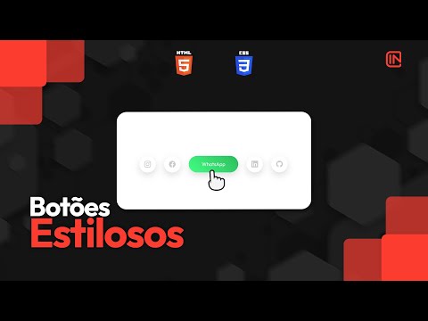 Como criar botões de redes sociais estilosos com HTML e CSS