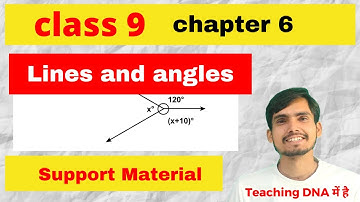 Class 9 Maths Chapter 6 Lines and Angles | Support material | important Questions | Ak Study