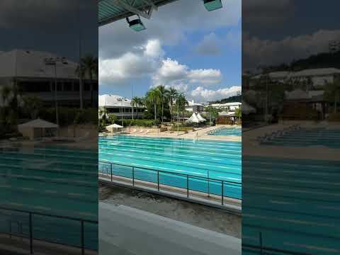 Thailand, Phuket, Thanyapura, Olympic pool 50 m., January 2022