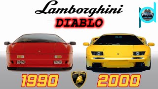 LAMBORGHINI DIABLO - EVOLUTION (1990~2000) - Best Supercars of the 90s