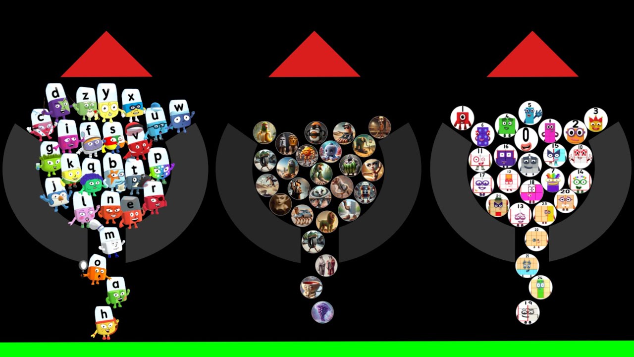 26 Brainrot vs 26 Numberblocks vs 26 Alphablocks – WHO WILL WIN?