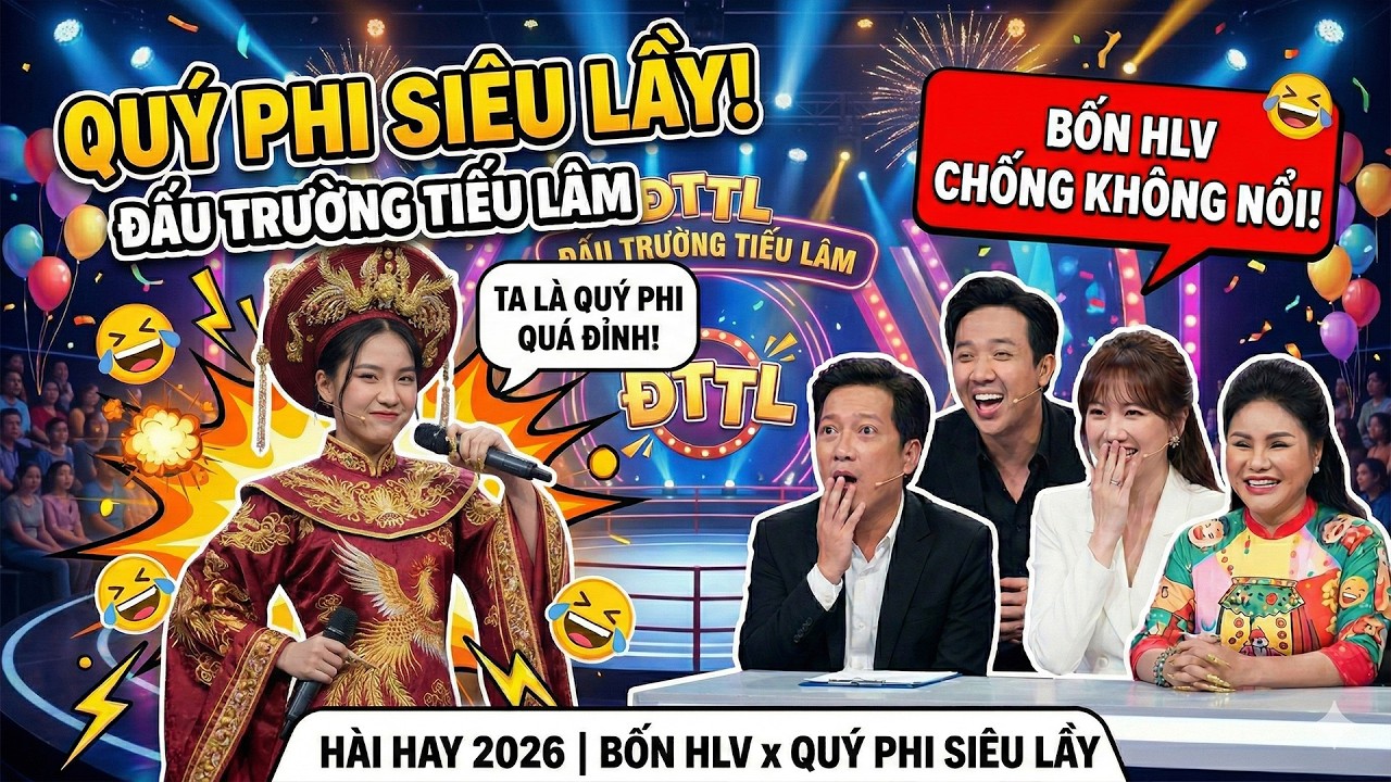 LÊ LỘC ĐẠI NÁO ĐẤU TRƯỜNG TIẾU LÂM - Trấn Thành Cười Ngả Nghiêng Vì Con Gái Lê Giang | Hài Hay 2026