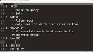 SQL-001: Logical Query Processing phases