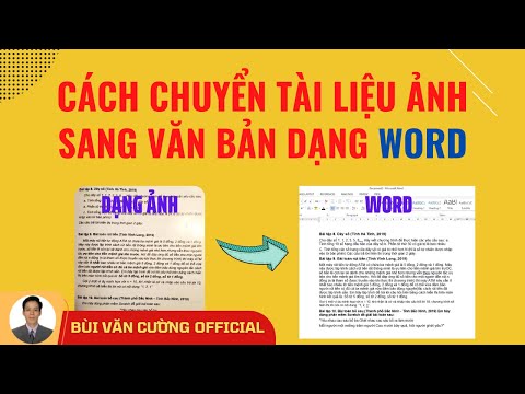 #1 Cách chuyển file ảnh sang văn bản Word có thể chỉnh sửa được Mới Nhất