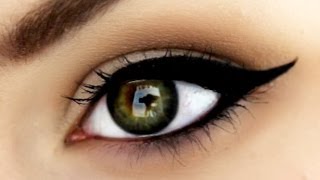 PERFECT Winged Eyeliner using Gel Eyeliner | RawBeautyKristi