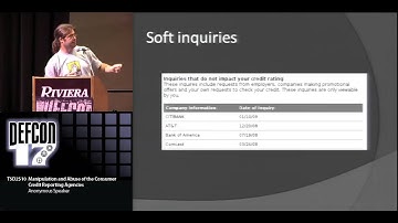DEF CON 17 Hacking Conference Presentation By Christopher Soghoian - Manipulation and Abuse of the Consumer Credit Reporting Agencies - Video and Slides