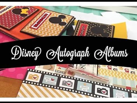 DIY Disney Autograph Books - Moms & Munchkins
