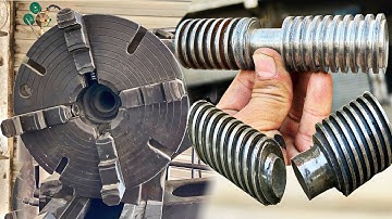 The Lathe Machine 4 Jaw Chuck Screw Broken Let
