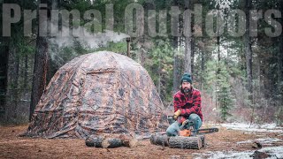 Hot Tent Winter Camping Fail by Primal Outdoors - Camping and Overlanding 13,985 views 4 months ago 20 minutes