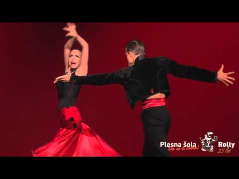 Pasodoble, Damir Halužan & Anna Mashchyts, nastop ob 25 letnici Plesne šole Rolly, oktober 2013