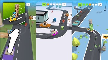 Deliver it 3D All Levels Gameplay Android, iOS (level 1-5)