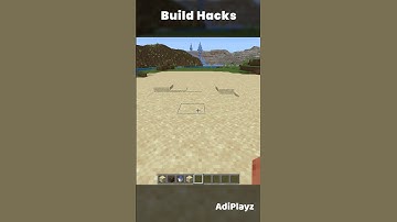 Desert Build Hacks 🏝️🏜️ Minecraft Tutorial #minecraft #gaming #shorts
