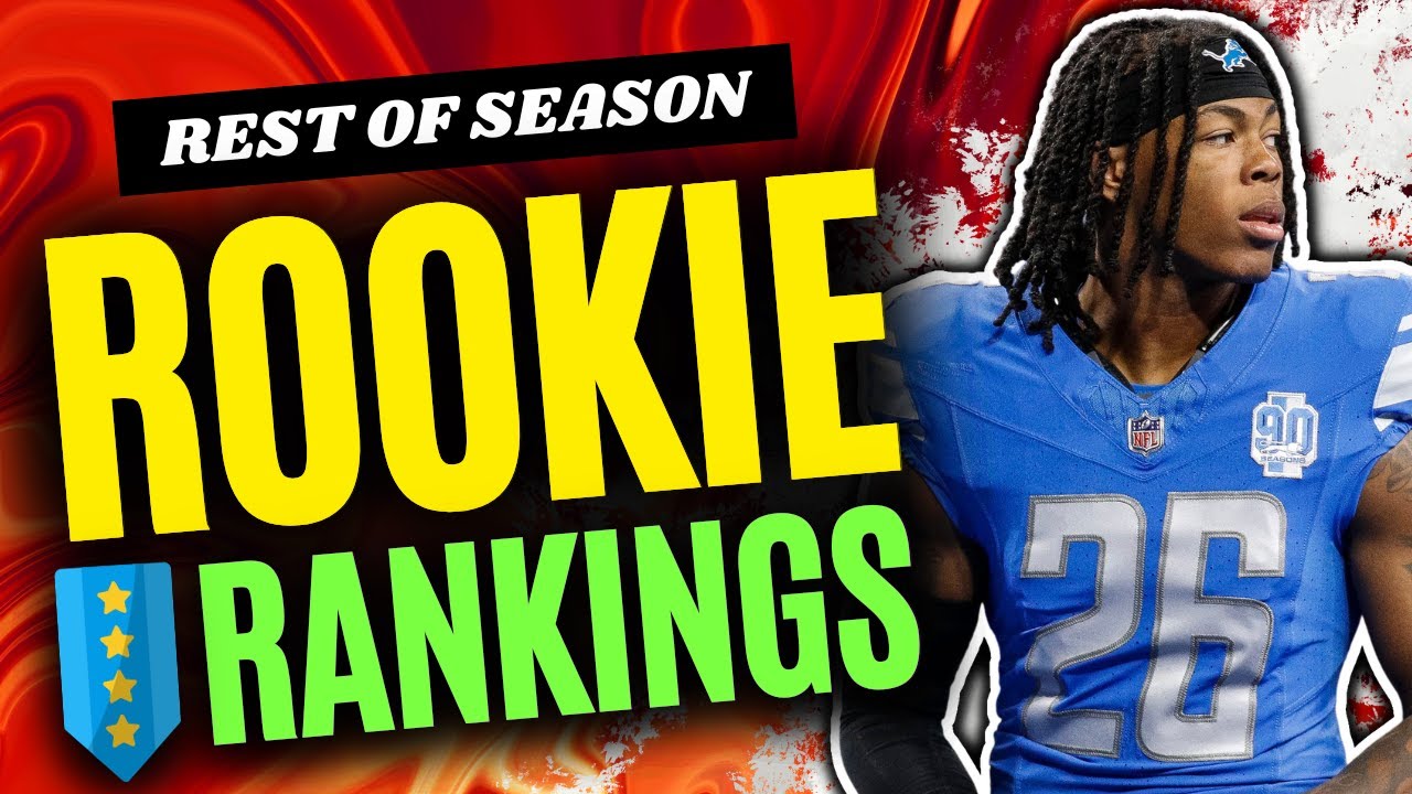 Fantasy Football Rest of Season Rankings Rookies Who Could Takeoff 🚀