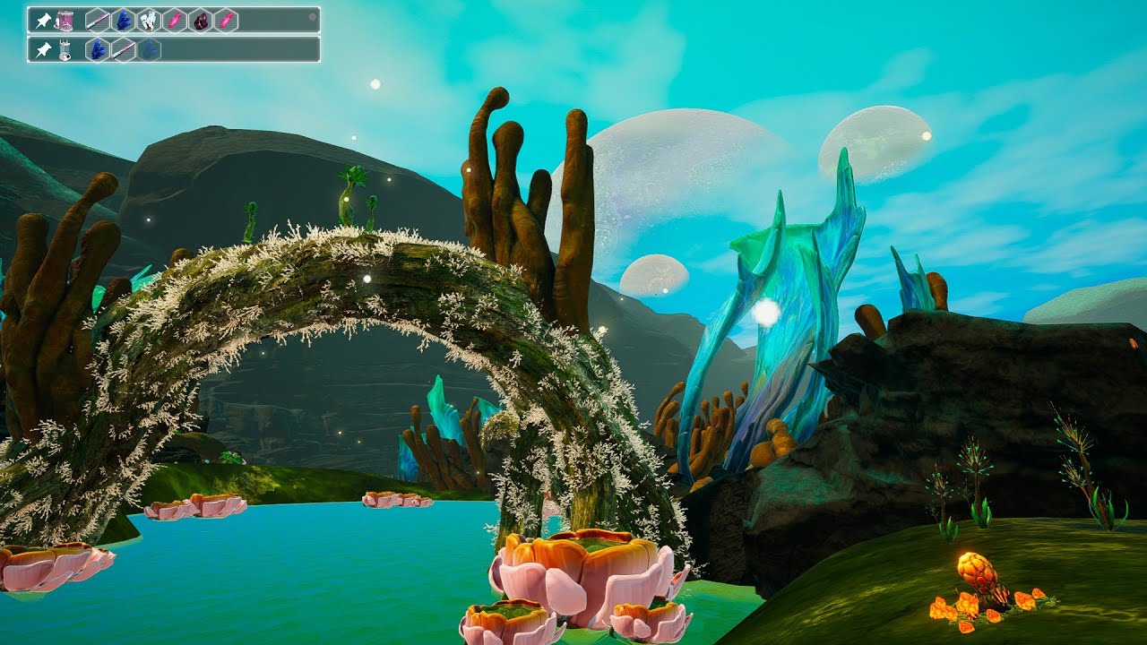 Planet Crafter 120. Exploring the new caves and the super alloy area!!!