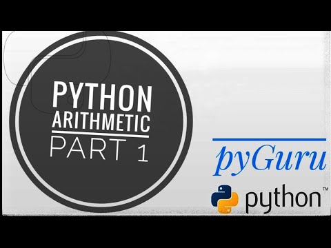 pyBasics 03 : Arithmetic operations 1 | pyGuru python