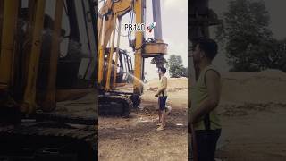 PB construction pile foundation work #constructionshorts #heavycivil #hydraulicmachine